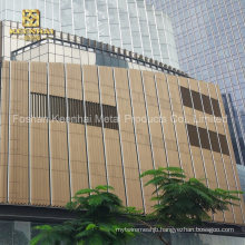 Veneer Pattern Square Tube Interior Decorative Curtain Wall (KH-CW-1)